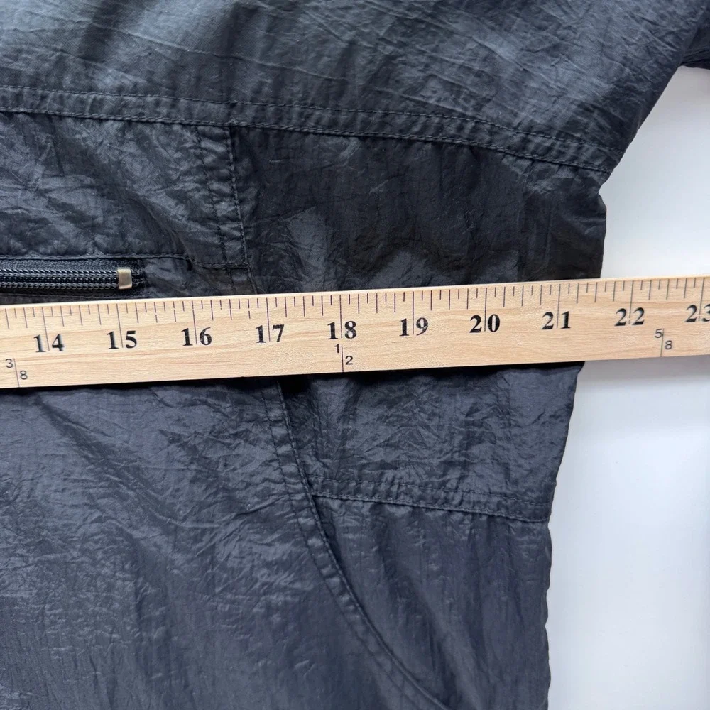 Vintage 1980 Port Authority General Mills Anorak Windbreaker Mens Small Black